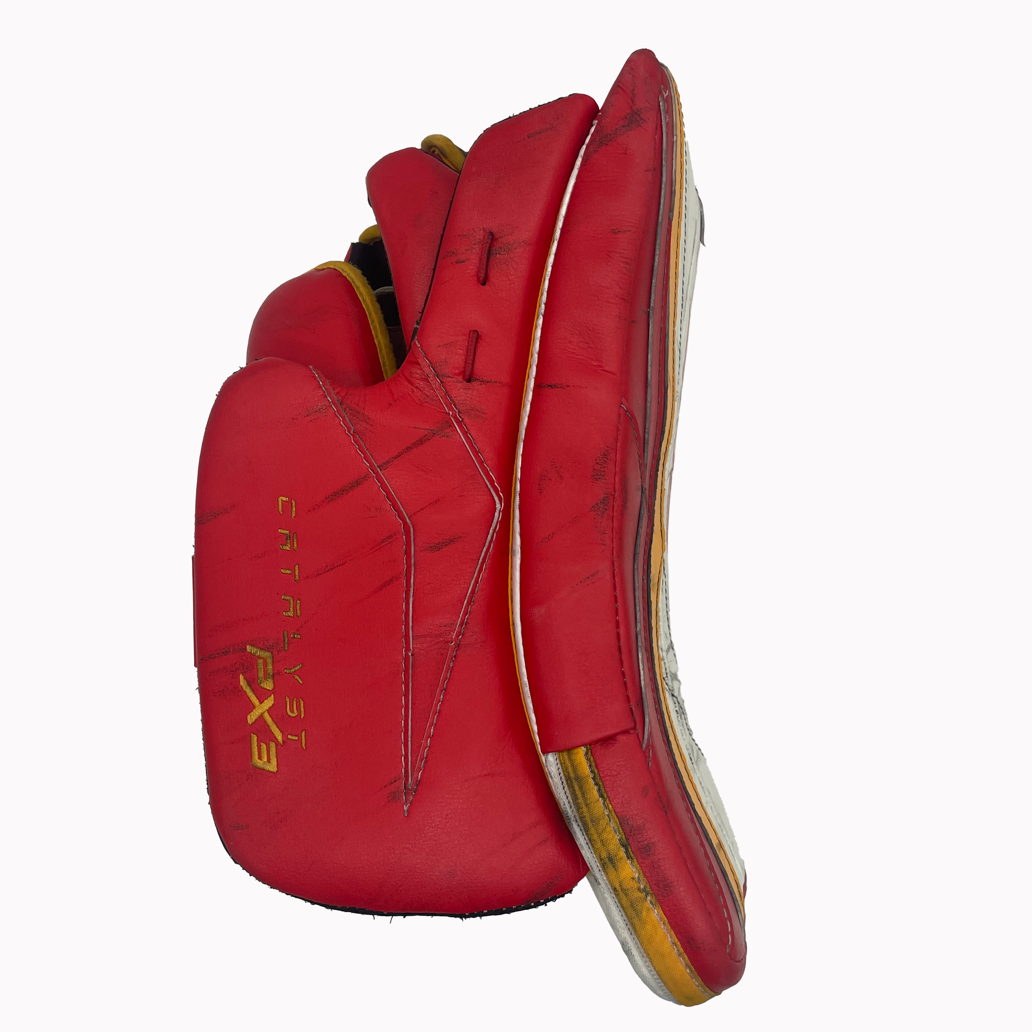 True Catalyst PX3 - Ensemble de gardien de but Pro Stock d'occasion (rouge/jaune/blanc)